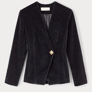 DESTREE Velvet black blazer